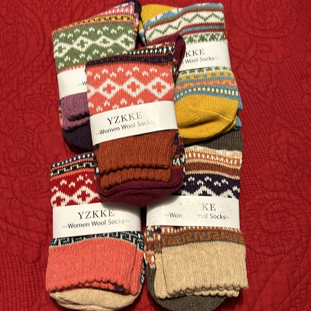 Five pack of wool socks - Picture 4 of 4